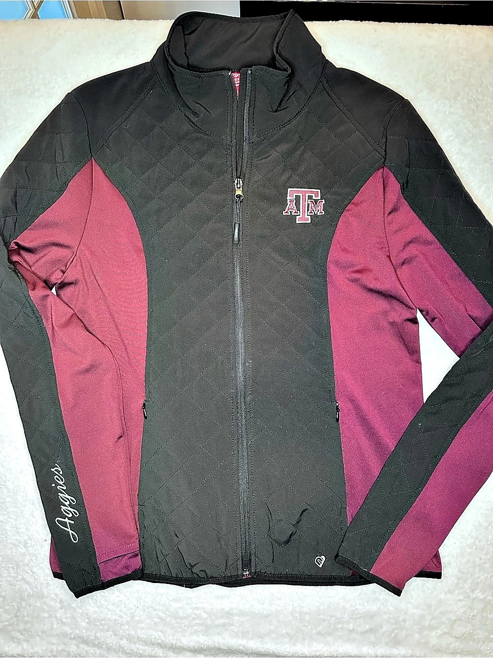 Colosseum Black & Burgundy Size Large Jacket